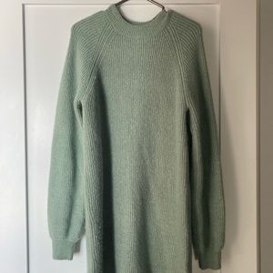 H&M oversized woollen dress! Super soft 💚